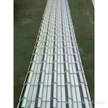 Fiches de toiture en aluminium en aluminium en aluminium en acier galvanzé